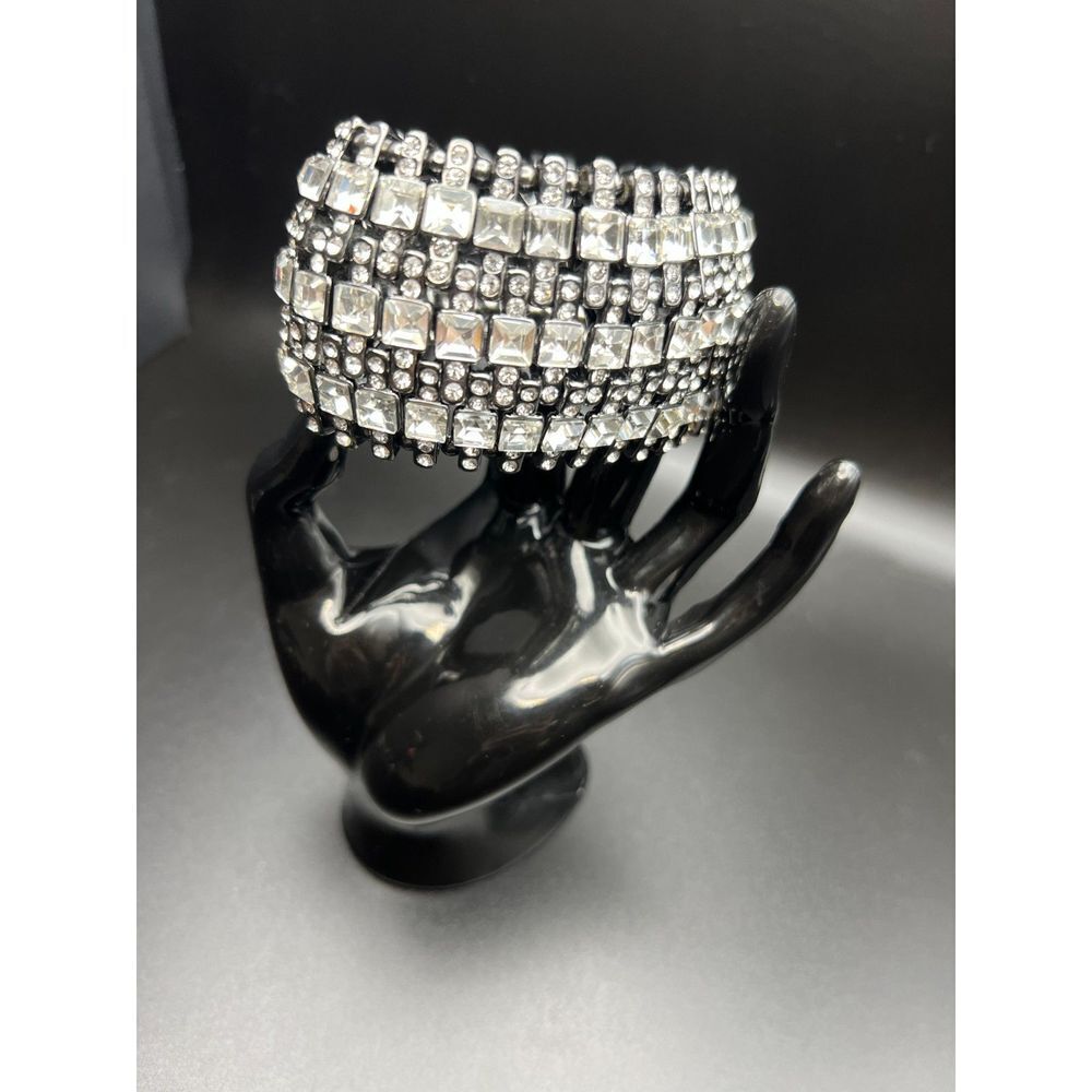 Wide Stretch Statement Bracelet - image 4